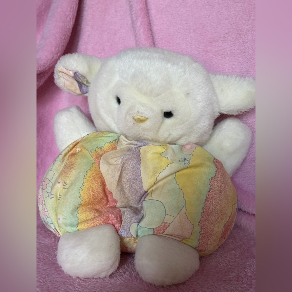 Vintage puffy lamb plush - Picture 2 of 4